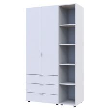 Комплект шкафов для одежды Doros гелар (2 шт.) 115,7х49,5х203,4 см белый (DRS-011176) Комплект шкафов для одежды Doros гелар (2 шт.) 115,7х49,5х203,4 см белый (DRS-011176)