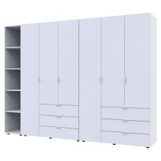 Комплект шкафов для одежды Doros гелар (3 шт.) 270,6х49,5х203,4 см белый (DRS-011179)