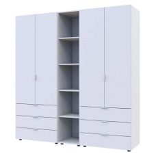 Комплект шкафов для одежды Doros гелар (3 шт.) 193,2х49,5х203,4 см белый (DRS-011181)