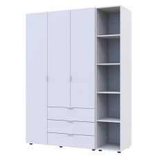 Комплект шкафов для одежды Doros гелар (2 шт.) 154,4х49,5х203,4 см белый (DRS-011182)