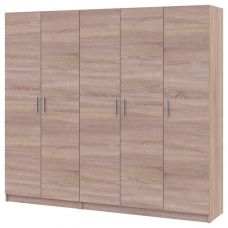 Комплект шкафов для одежды Doros промо (2 шт.) 225х48х204 см дуб сонома (DRS-011214) Комплект шкафов для одежды Doros промо (2 шт.) 225х48х204 см дуб сонома (DRS-011214)