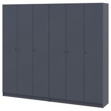 Комплект шкафов для одежды Doros промо (2 шт.) 270х48х204 см графит (DRS-011217) Комплект шкафов для одежды Doros промо (2 шт.) 270х48х204 см графит (DRS-011217)