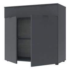 Комод в гостиную Doros рон 2 80х38х100 см графит (DRS-011295)