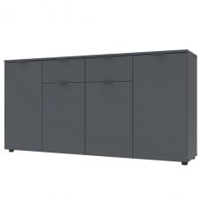 Комод в гостиную Doros рон 7 160х38х81 см графит (DRS-011305) Комод в гостиную Doros рон 7 160х38х81 см графит (DRS-011305)