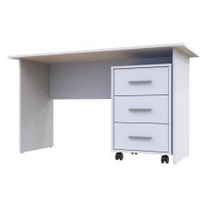 Офисный стол Doros Т3 120х60х78 см белый (DRS-011320) Офисный стол Doros Т3 120х60х78 см белый (DRS-011320)