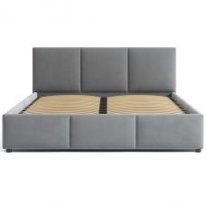 Двуспальная кровать (подъемный механизм) Doros мона 160x200 см серый (DRS-011391) Двуспальная кровать (подъемный механизм) Doros мона 160x200 см серый (DRS-011391)