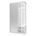 Прихожая с зеркалом Doros City One Door 110х45х210 см белый (DRS-011404), код: 13674