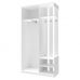 Прихожая с зеркалом Doros City One Door 110х45х210 см белый (DRS-011404), код: 13674