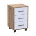 Тумба офисная Doros Т3 43х42х66,4 см дуб евок/Белый (DRS-011446), код: 13696