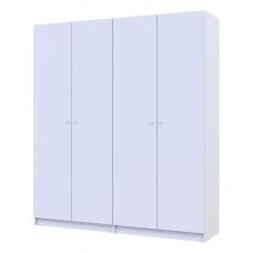 Комплект шкафов для одежды с полками Doros промо (2 шт.) 180х48х204 см белый (DRS-011464) Комплект шкафов для одежды с полками Doros промо (2 шт.) 180х48х204 см белый (DRS-011464)