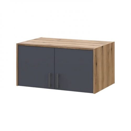 Антресоль Doros ронди дуб Артизан/Графит 2 дсп 82х52х41 DRS-011606 (80737812), код: 13845