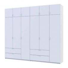 Шкаф для одежды Doros лукас белый 3+3 дсп 270х50х240 DRS-011685 (42005114)