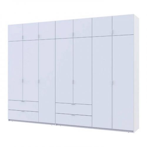 Шкаф для одежды Doros лукас белый 3+4 дсп 315х50х240 DRS-011689 (42005134), код: 13923