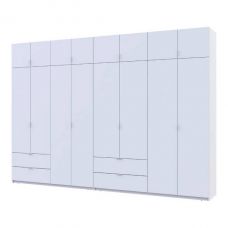 Шкаф для одежды Doros лукас белый 4+4 дсп 340х50х240 DRS-011691 (42005138) Шкаф для одежды Doros лукас белый 4+4 дсп 340х50х240 DRS-011691 (42005138)