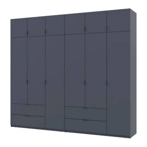 Шкаф для одежды Doros лукас графит 3+3 дсп 270х50х240 DRS-011695 (42005117), код: 13929