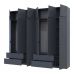Шкаф для одежды Doros лукас графит 3+3 дсп 270х50х240 DRS-011695 (42005117), код: 13929