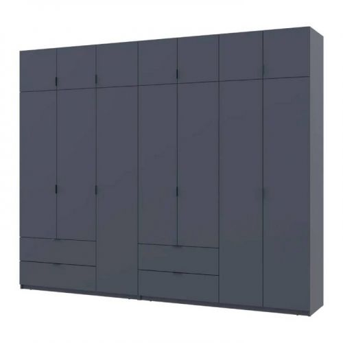 Шкаф для одежды Doros лукас графит 3+4 дсп 295х50х240 DRS-011697 (42005125), код: 13931