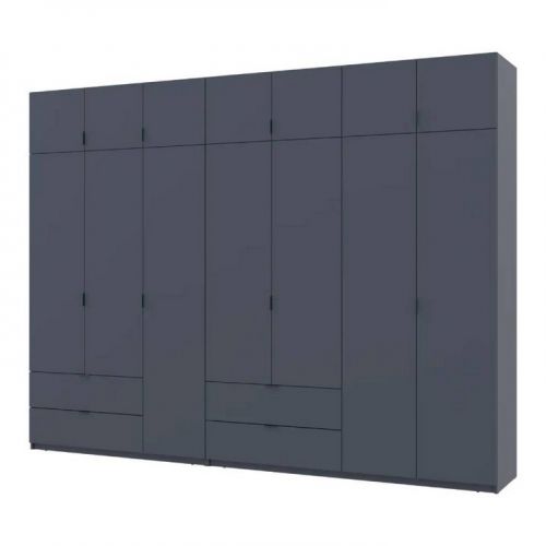 Шкаф для одежды Doros лукас графит 3+4 дсп 315х50х240 DRS-011699 (42005137), код: 13933