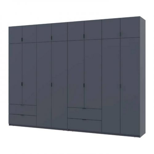 Шкаф для одежды Doros лукас графит 4+4 дсп 320х50х240 DRS-011700 (42005129), код: 13934