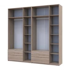 Шкаф для одежды Doros лукас дуб сонома 3+3 дсп 240х50х240 DRS-011703 (42005107) Шкаф для одежды Doros лукас дуб сонома 3+3 дсп 240х50х240 DRS-011703 (42005107)