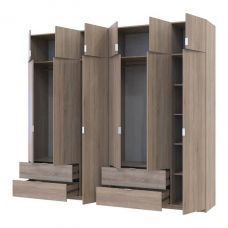 Шкаф для одежды Doros лукас дуб сонома 3+3 дсп 270х50х240 DRS-011705 (42005115) Шкаф для одежды Doros лукас дуб сонома 3+3 дсп 270х50х240 DRS-011705 (42005115)