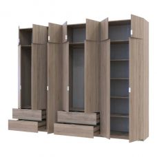 Шкаф для одежды Doros лукас дуб сонома 3+4 дсп 300х50х240 DRS-011708 (42005131) Шкаф для одежды Doros лукас дуб сонома 3+4 дсп 300х50х240 DRS-011708 (42005131)