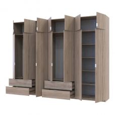 Шкаф для одежды Doros лукас дуб сонома 3+4 дсп 315х50х240 DRS-011709 (42005135) Шкаф для одежды Doros лукас дуб сонома 3+4 дсп 315х50х240 DRS-011709 (42005135)