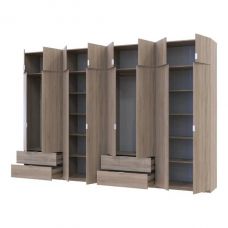Шкаф для одежды Doros лукас дуб сонома 4+4 дсп 360х50х240 DRS-011712 (42005143) Шкаф для одежды Doros лукас дуб сонома 4+4 дсп 360х50х240 DRS-011712 (42005143)