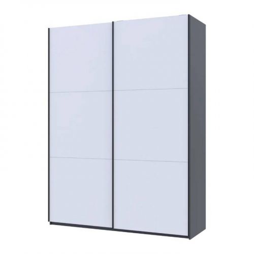 Шкаф-Купе Doros G-Caiser Графит/Белый 2 дсп / 3 части 180х60х240 DRS-011729 (44900262), код: 13849