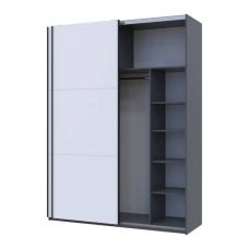 Шкаф-Купе Doros G-Caiser Графит/Белый 2 дсп / 3 части 180х60х240 DRS-011729 (44900262)