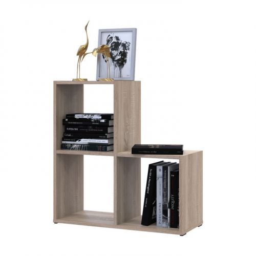 Стеллаж Doros степь 2х2 дуб сонома открытый 69х28.8х71.4 DRS-011762 (41516155), код: 13967