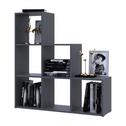 Стеллаж Doros степь 3х3 графит открытый 102.6х28.8х106.1 DRS-011764 (41516162), код: 13969