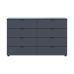 Комод Doros рон 8 графит 8 ящиков 130х38х81 DRS-011775 (41516173), код: 13980