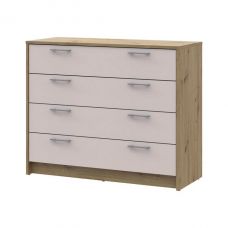 Комод Doros ронди дуб Артизан/Кашемир 4 ящика 100х40х82 DRS-011782 (41516187) Комод Doros ронди дуб Артизан/Кашемир 4 ящика 100х40х82 DRS-011782 (41516187)