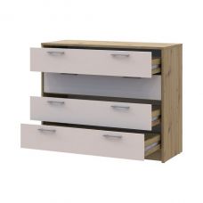 Комод Doros ронди дуб Артизан/Кашемир 4 ящика 100х40х82 DRS-011782 (41516187) Комод Doros ронди дуб Артизан/Кашемир 4 ящика 100х40х82 DRS-011782 (41516187)