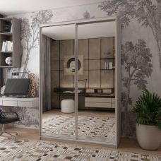 Шкаф-Купе Doros сити лайт кашемир 2 зеркала 120х45х225 (80736344) Шкаф-Купе Doros сити лайт кашемир 2 зеркала 120х45х225 (80736344)