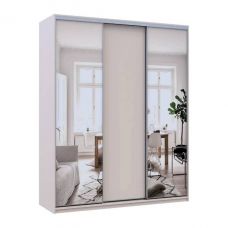 Шкаф-Купе Doros сити лайт кашемир 1 ДСП/2 зеркала 180х60х225 (80736368) Шкаф-Купе Doros сити лайт кашемир 1 ДСП/2 зеркала 180х60х225 (80736368)