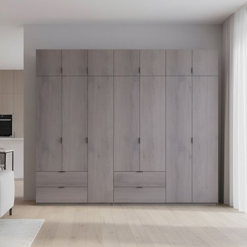Комплект шкафов для одежды Doros лукас (2 шт.) 280х50х240 см канноло (DRS-011853), код: 14053