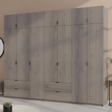 Комплект шкафов для одежды Doros лукас (2 шт.) 295х50х240 см канноло (DRS-011854) Комплект шкафов для одежды Doros лукас (2 шт.) 295х50х240 см канноло (DRS-011854)