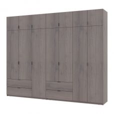 Комплект шкафов для одежды Doros лукас (2 шт.) 295х50х240 см канноло (DRS-011854) Комплект шкафов для одежды Doros лукас (2 шт.) 295х50х240 см канноло (DRS-011854)