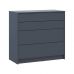 Комод Doros дейл графит 4Ш 90х41х85 (DRS-011950), код: 14092