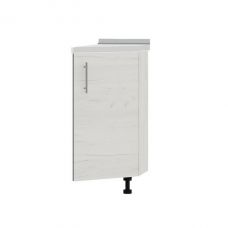 Кухонный модуль угловой оптима низ Н97-300 Антрацит/Дуб крафт белый (без столешницы) 296х561х820 мм (DTM-071611)