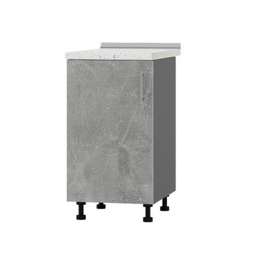 Кухонный модуль оптима низ Н83-450 Антрацит/Бетон (без столешницы) 450х461х820 мм (DTM-072505), код: 11842