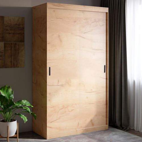 Шкаф-Купе эверест соната 1200 двухдверный 120х60х217 дуб крафт золотой (DTM-2668), код: 10338