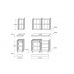 Кухня модульна эверест оптима набор №4 дуб крафт белый+антрацит 2,2 м (DTM-5704), код: 10721