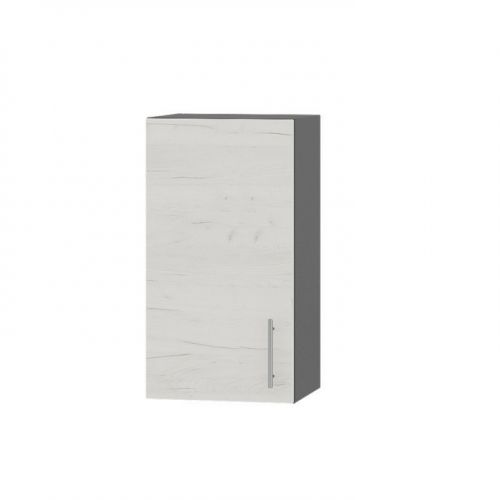 Кухонный модуль оптима верх В01-390 Антрацит/Дуб крафт белый 390х296х720 мм (DTM-071405), код: 10889