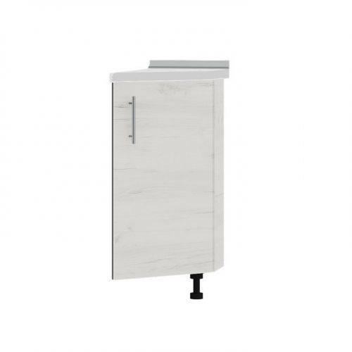 Кухонный модуль угловой оптима низ Н93-300 Антрацит/Дуб крафт белый (без столешницы) 296х461х820 мм (DTM-071590), код: 11055