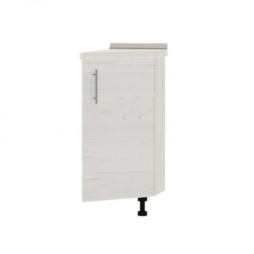 Кухонный модуль угловой оптима низ Н97-300 Белый/Дуб крафт белый (без столешницы) 296х561х820 мм (DTM-071618), код: 11083
