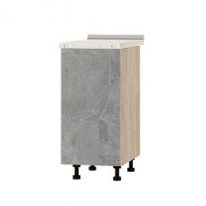 Кухонный модуль оптима низ Н83-390 дуб Сонома/Бетон (без столешницы) 390х461х820 мм (DTM-072655) Кухонный модуль оптима низ Н83-390 дуб Сонома/Бетон (без столешницы) 390х461х820 мм (DTM-072655)