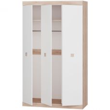 Шафа 3-х дверна Соната-1200 (Сонома + Білий) Шафа 3-х дверна Соната-1200 (Сонома + Білий)